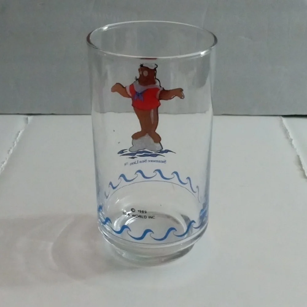 Seamore Sea Lion, Sea World  1989 Glass